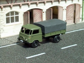 1961 Robur Lo1800A MTW military truck/Pritsche-Plane (mili