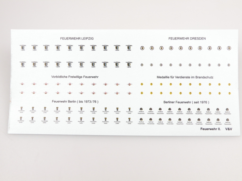 Feuerwehr II obtisky 1:87
