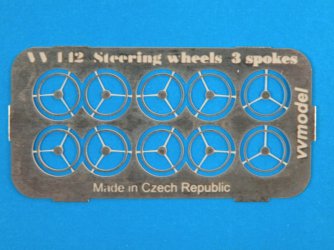 Steering wheels 3 spokes 1/87